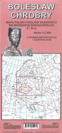 Bolesław Chrobry - mapa Polski i krajów.webp